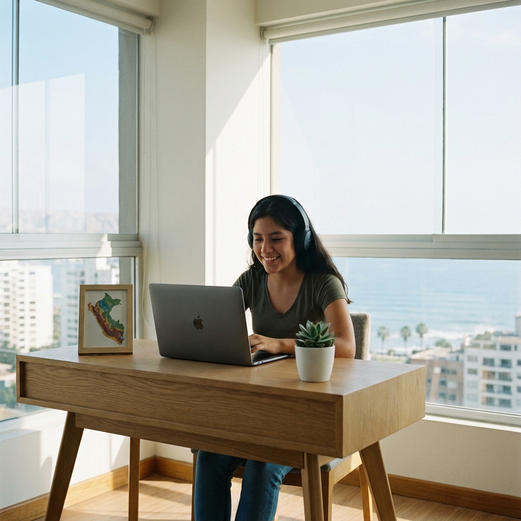 Clases virtuales en todo el Perú